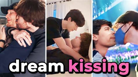 dream and george kiss